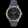 Buccellati ORNATINO WHITE AND PINK GOLD LEATHER WATCH