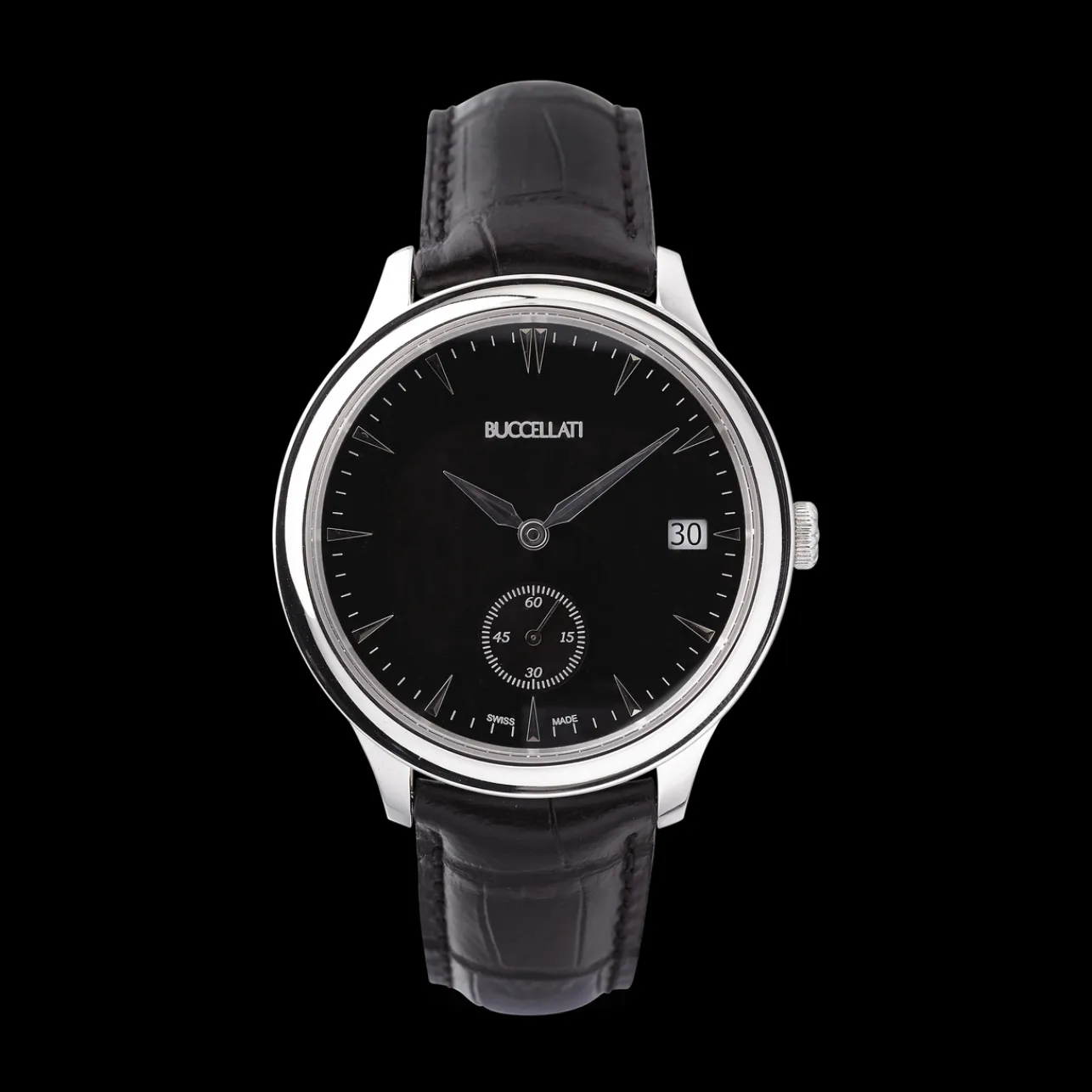 Buccellati ORNATINO WHITE GOLD LEATHER WATCH