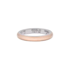 Buccellati PINK AND WHITE GOLD ETERNELLE WEDDING RING