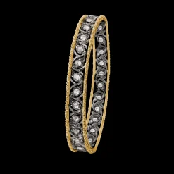 Buccellati RAMAGE BRACELET IN WHITE AND YELLOW GOLD WITH DIAMONDS