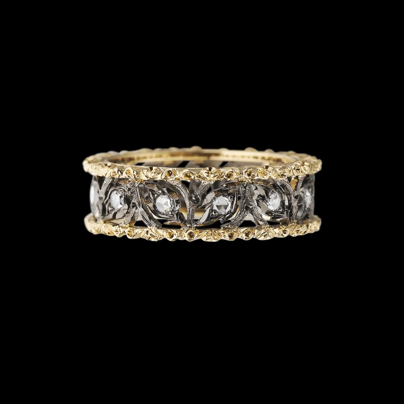Buccellati RAMAGE WHITE AND YELLOW GOLD ETERNELLE