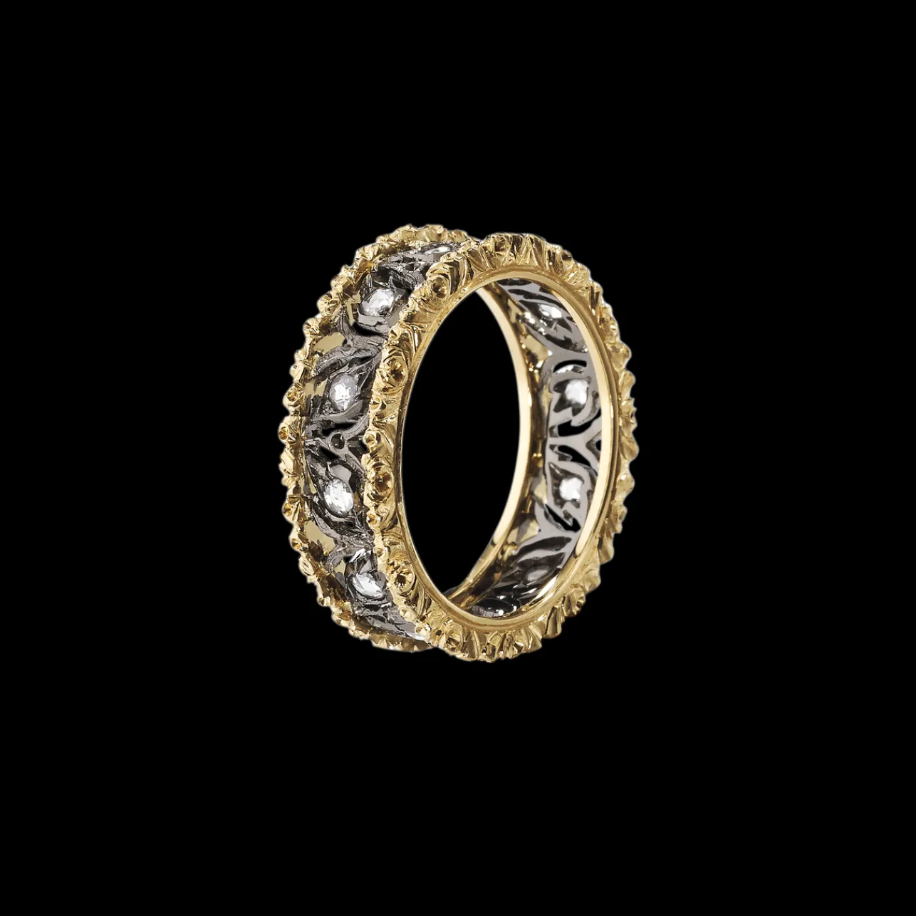 Buccellati RAMAGE WHITE AND YELLOW GOLD ETERNELLE