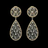 Buccellati RAMAGE WHITE AND YELLOW GOLD PENDANT EARRINGS