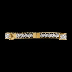 Buccellati RAMAGE WHITE AND YELLOW GOLD BRACELET WITH DIAMONDS