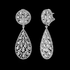 Buccellati RAMAGE WHITE GOLD PENDANT EARRINGS