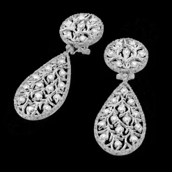 Buccellati RAMAGE WHITE GOLD PENDANT EARRINGS