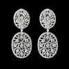 Buccellati RAMAGE WHITE GOLD PENDANT EARRINGS WITH DIAMONDS