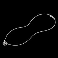Buccellati RAMAGE WHITE GOLD PENDANT WITH LEAF-MODELED BORDERS
