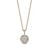 Buccellati RAMAGE YELLOW AND WHITE GOLD PENDANT WITH DIAMONDS