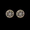 Buccellati RAMAGE YELLOW AND WHITE GOLD EARRINGS