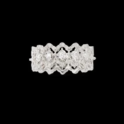 Buccellati ROMBI WHITE GOLD ETERNELLE RING WITH DIAMONDS