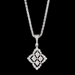 Buccellati ROMBI WHITE GOLD PENDANT
