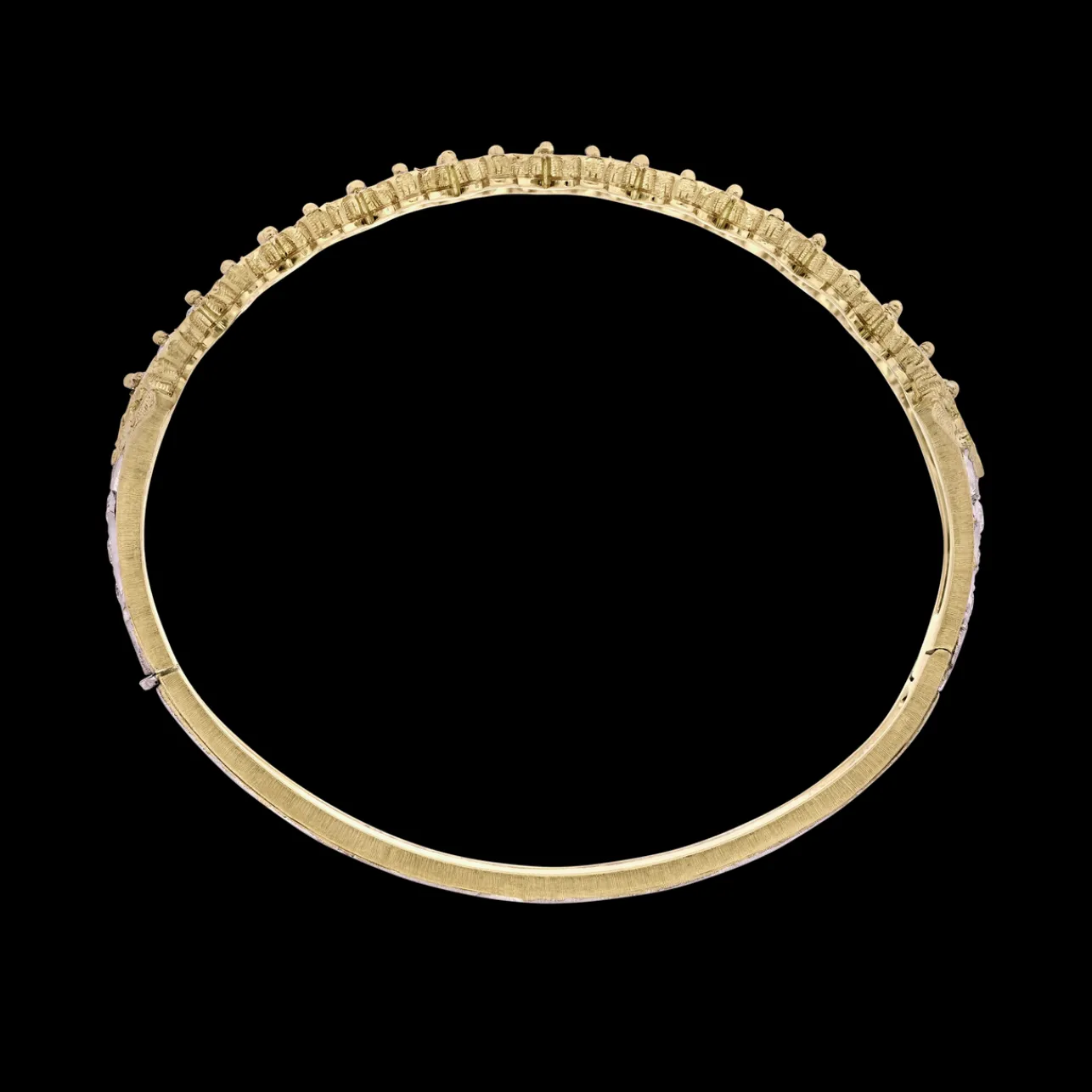 Buccellati ROMBI YELLOW AND WHITE GOLD BRACELET