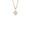 Buccellati ROMBI YELLOW AND WHITE GOLD PENDANT