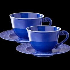 Buccellati ROUCHE COBALT BLUE PORCELAIN TEA CUP