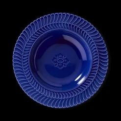 Buccellati ROUCHE COBALT BLUE PORCELAIN SOUP PLATE