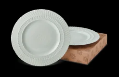 Buccellati ROUCHE TANG GREEN PORCELAIN DINNER PLATE