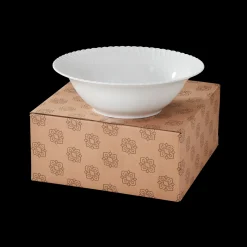 Buccellati ROUCHE WHITE PORCELAIN DEEP PLATE