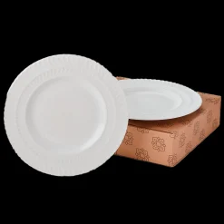 Buccellati ROUCHE WHITE PORCELAIN DESSERT PLATE