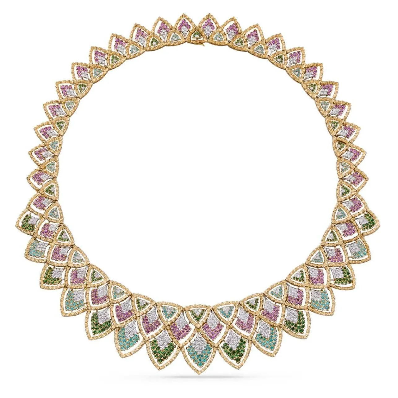 Buccellati SADAR YELLOW AND WHITE GOLD NECKLACE