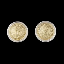 Buccellati SILVER AND YELLOW GOLD CUFFLINKS