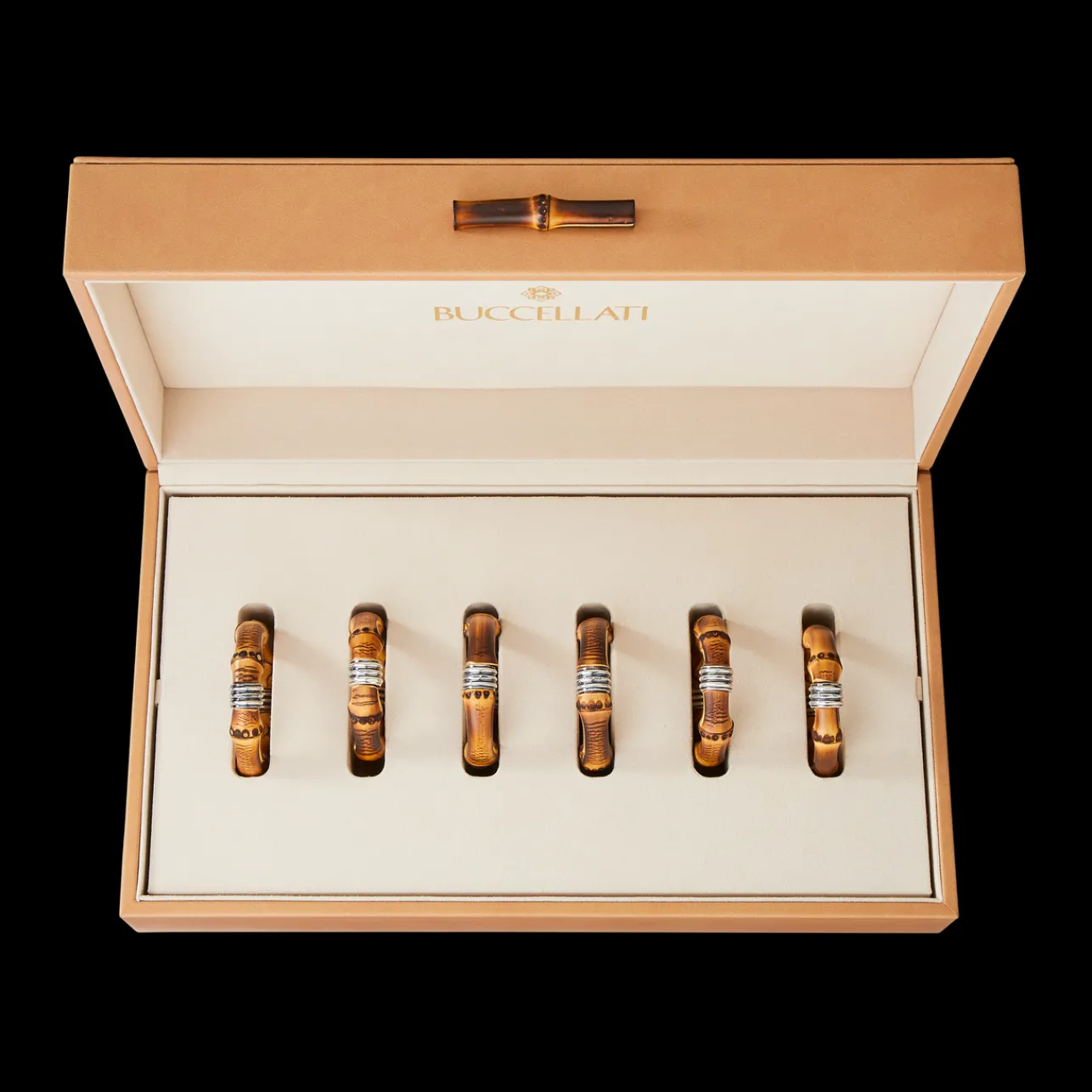 Buccellati TAHITI 6-PIECE NAPKIN HOLDER SET