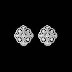 Buccellati ÉTOILÉE WHITE GOLD EARRINGS WITH DIAMONDS