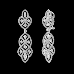 Buccellati ÉTOILÉE WHITE GOLD EARRINGS WITH DIAMONDS