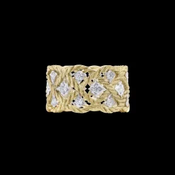 Buccellati ÉTOILÉE YELLOW AND WHITE GOLD ETERNELLE RING WITH DIAMONDS