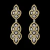 Buccellati ÉTOILÉE YELLOW AND WHITE GOLD EARRINGS