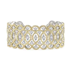 Buccellati ÉTOILÉE YELLOW AND WHITE GOLD BRACELET WITH DIAMONDS