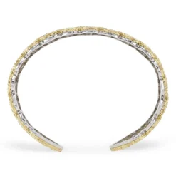 Buccellati ÉTOILÉE YELLOW AND WHITE GOLD BRACELET WITH DIAMONDS