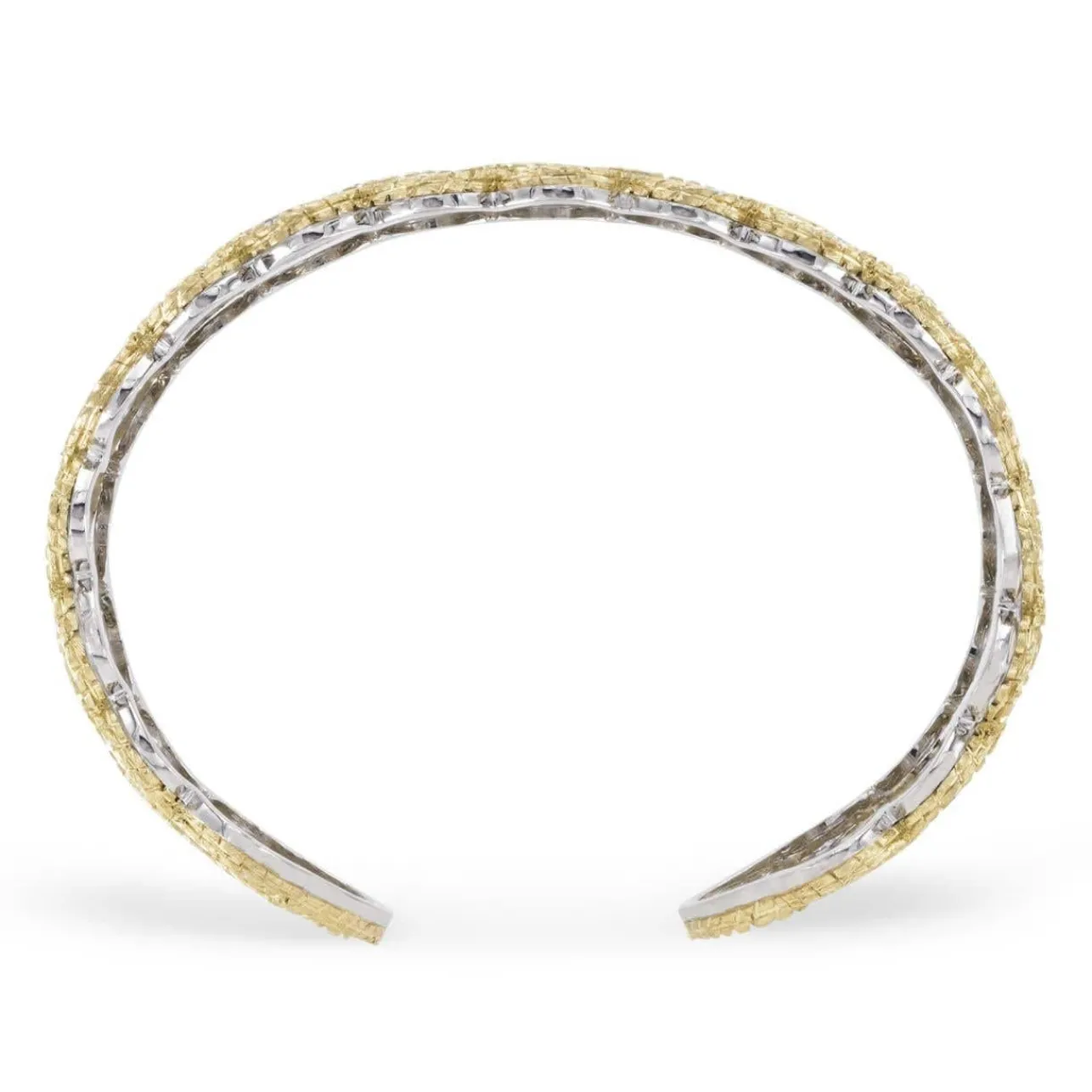 Buccellati ÉTOILÉE YELLOW AND WHITE GOLD BRACELET WITH DIAMONDS