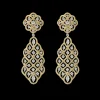 Buccellati ÉTOILÉE YELLOW AND WHITE GOLD EARRINGS WITH DIAMONDS