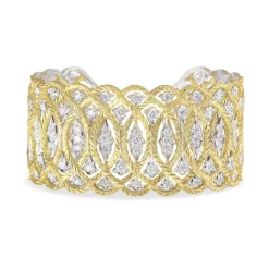 Buccellati ÉTOILÉE YELLOW AND WHITE GOLD BRACELET WITH DIAMONDS