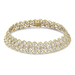 Buccellati ÉTOILÉE YELLOW AND WHITE GOLD NECKLACE WITH THREE GOLD THREADS