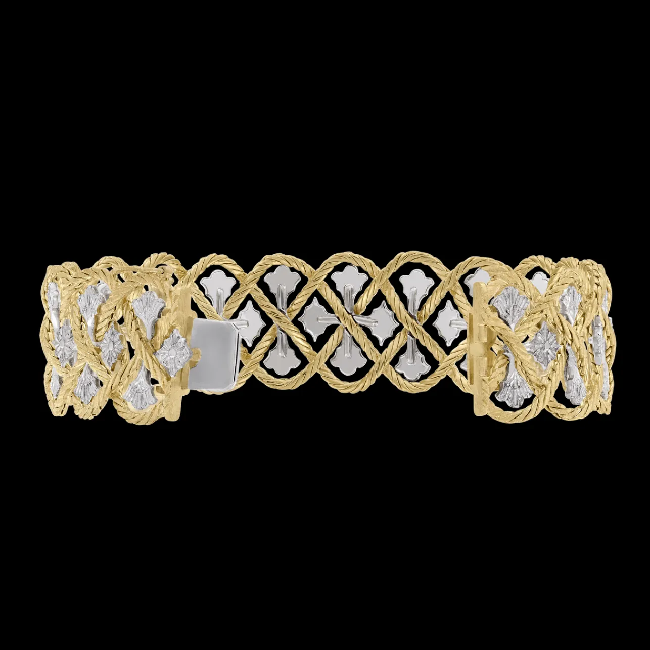 Buccellati ÉTOILÉE YELLOW AND WHITE GOLD BRACELET
