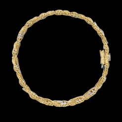 Buccellati ÉTOILÉE YELLOW AND WHITE GOLD BRACELET