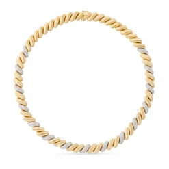 Buccellati TORSADÉ YELLOW AND WHITE GOLD NECKLACE