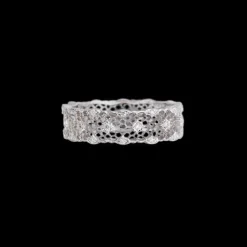 Buccellati TULLE BROCCATO WHITE GOLD AND DIAMONDS ETERNELLE RING