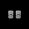Buccellati TULLE BROCCATO WHITE GOLD EARRINGS WITH DIAMONDS
