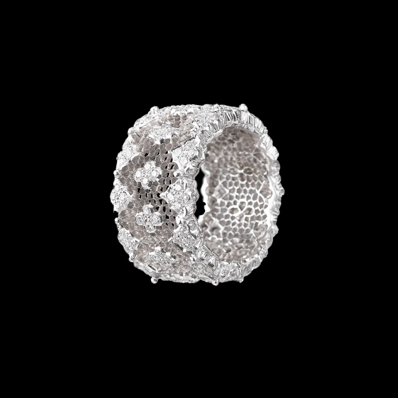 Buccellati TULLE WHITE GOLD PARIGI ETERNELLE RING