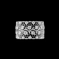 Buccellati TULLE WHITE GOLD RAMAGE ETERNELLE RING WITH DIAMONDS