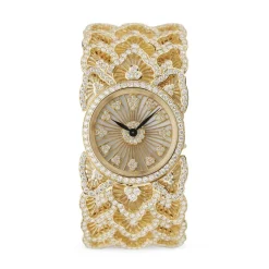 Buccellati TULLE YELLOW GOLD SET WATCH WITH DIAMONDS