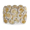 Buccellati UNICA YELLOW AND WHITE GOLD BRACELET WITH DIAMONDS