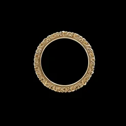 Buccellati WHITE AND YELLOW GOLD ETERNELLE BAND WITH DIAMONDS SCACCHI STYLE