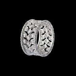 Buccellati WHITE GOLD ETERNELLE BAND WITH DIAMONDS