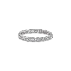 Buccellati WHITE GOLD ETERNELLE WEDDING RING WITH DIAMONDS