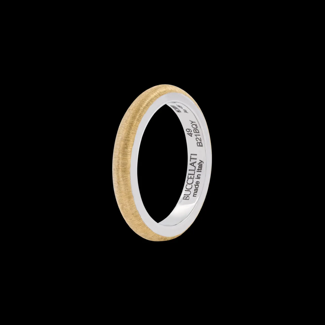 Buccellati YELLOW AND WHITE GOLD ETERNELLE WEDDING RING